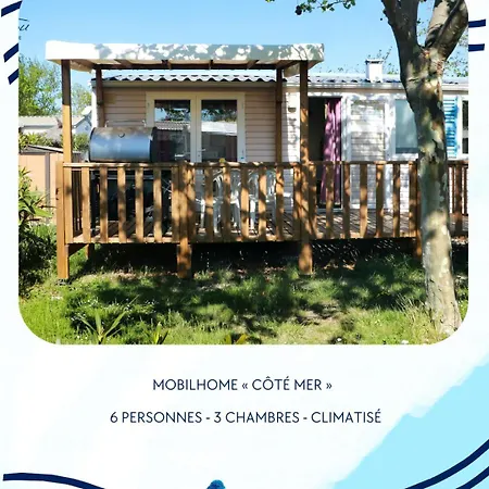 Kemping Mobilhome Cote - 3 - Climatise - Tv Sigean